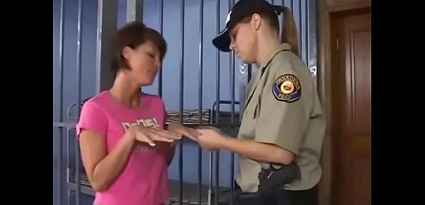  This girl is arrested for the first time and the cop is searching her good